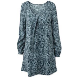 Jack by BB Dakota Scoop Neck Boho Print Mini Dress Green M